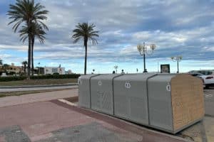 parking vélo Filao installé à Sud Roussillon en bord de mer
